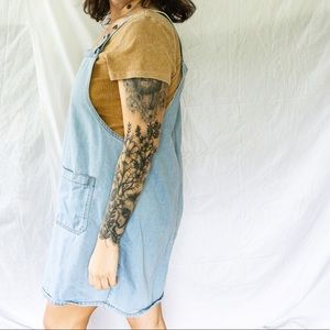 Overall Dress with Wild Fable Crop Top (XL)